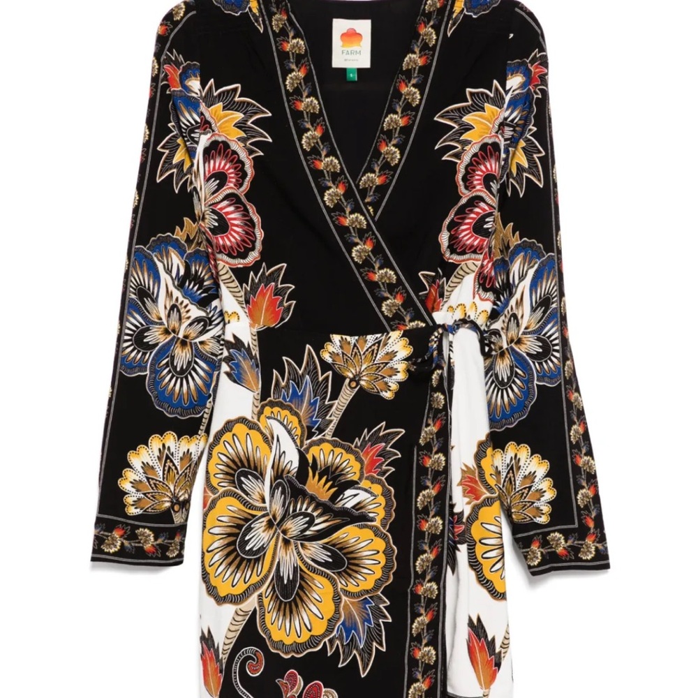 FARM Rio Wrap Mini Dress - Picture 5 of 8